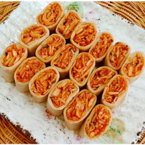 강원영월 수제 김치 메밀전병 3팩(30개)