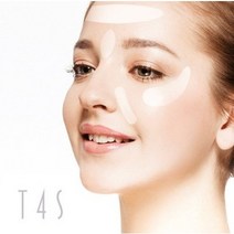 T4S 얼굴 주름개선 케어 주름 제거 홈케어 밴드, 5매, 1박스 (1주)