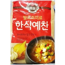 한식예찬(백설 3K)X4, 상세페이지 참조, 단품