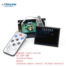 AC 220V 6KW 6000W 스마트 LCD 디지털 디스플레이 SCR 전압 조정기 속도 제어 조광기 온도 조절기 사이리, 01 Upgrade touch