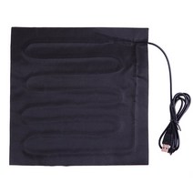 휴대용온열매트 미니전기 온열 발 매트 발장판 사무실풋워머 22x22cm 5V USB 애완 동물 따뜻하게 난방 패드, 01 1 pcs, 01 1 pcs