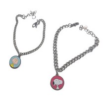 리틀트윙클 컬러 스누피 미아방지 이니셜 목걸이, 컬러루시목걸이(40cm이상)체인2