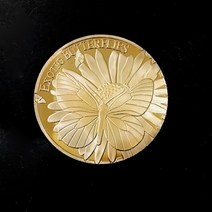 치아 요정 금 도금 기념 동전 크리 에이 티브 변경 선물 실제 금속 암호화, [02] Butterfly