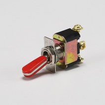 매입형 토글스위치 3단 ON-OFF-ON 적색 DJT 3310CF 볼트식 125V 10A 250V 5A, 1