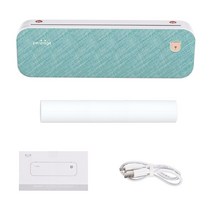 네임스티커프린터 미니 휴대용 라벨 프린트기 PeriPage A40 용지 무선 블루투스 열전사 인쇄기 모바일 스, 03 Blue, 03 Blue