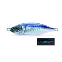 리틀잭 루어낚시 메탈 지그 클래식 전갱이, 150gg, #02 블루 아지 글로우 핀