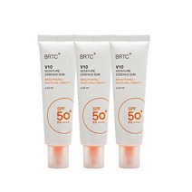 비알티씨 V10 모이스처 에센스 선크림 SPF50+ PA++++, 3개, 50ml
