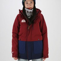 [슈가포인트] ESTHER J - BURGUNDY/NAVY/ 스키쟈켓 / 탈부착스노스커트