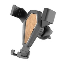 웰럽 프리미엄 송풍구 휴대폰 거치대 WL-1204, 골드