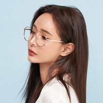 멜라크메 남자 여자 메탈 투브릿지 사각 안경테