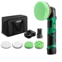 자동차광택기 자동차도장 폴리셔 폴리싱 Cordless Mini Polisher Car Polishing Machine 3000rpm 12V Electric Cars Polish M, 1 battery set