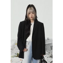 캐쥬얼수트 PEOPLESTYLE 이니셜 자수 고퀄리티 감각 셋업 간지나는 디자인 박시코트 무 성별 2976199907