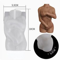 소이캔들 향초 인체용 실리콘 몰드 DIY 시뮬레이션 여성 아로마 테라피 석고 양초 만들기 용품 수줍은 손 잡이용, 1.A 55x45x10