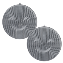 소하임 샤워 풋 실리콘 브러쉬 흡착 매트 2P, 그레이