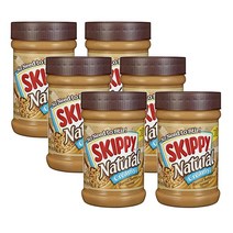 Skippy 크리미 피넛 버터 스프레드 내추럴 425g 2개 1팩, 3팩