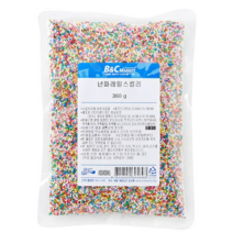 브레드가든 넌파레일스 칼라 스프링클, 360g, 4개