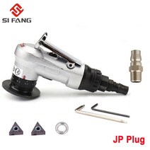 미니 공압 모따기 기계 디버링 45 도 휴대용 핸드 헬드 금속 트리밍 도구 30000RPM, 06 JP Plug Tool Set