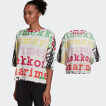 아디다스 마리메꼬 콜라보 aop 반팔 티셔츠 올오버 그래픽 컬러풀