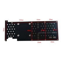 GeForce GTX1080Ti 그래픽 카드 백플레인 범용 980Ti 타이탄 X 의 일반 버전 전체 절연, 01 Black_01 Backplane
