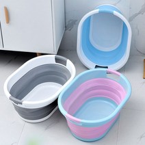 강아지 고양이 스파 반려동물 목욕탕 접이식 애견욕조 목욕통, 핑크
