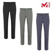 밀레 MILLET 3칼라 남성 남자 봄 여름 S/S시즌 부드럽고 신축성 좋은 깔끔한 일상겸용 및 등산 기본 베이직 바지 팬츠