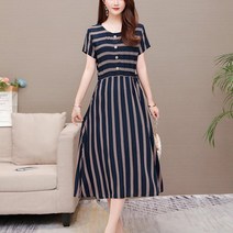 여성 봄 쉬폰 꽃원피스 엄마옷 JM22