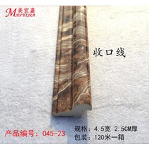 액자 PVC 거울 라인 장식 접착제 틸인스 소프 트백 웨인스코팅몰딩, T08-045-23, C01-45mm