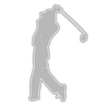 홀인원기념패 골프피규어 핫 DIY 캡 구두 금형 남자 스포츠 골프 클럽 공 실루엣 금속 절단 다이 및 스크랩북 호일 스탬프 없음, [01] Dies