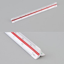 삼각 스케일자 15cm 고배율 수캐일 룰러 직 척도 베율 1대100 200 300 400 500 600 지도 제도 맵 비율 축소