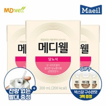 [매일유업]메디웰 당뇨식 1박스 (200ml x 24팩)+구수한맛 3팩, 단품