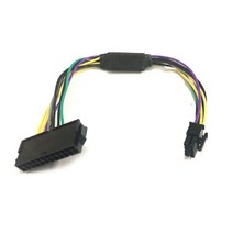 컴퓨터부품 24P 8P 내구성 교체 전원 공급 장치 케이블 액세서리 Dell Optiplex 3020 용 안정적인 커넥터 컴퓨터 어댑터 라인 ATX, [01] as picture