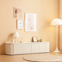 포스 1800 로우 라운드 거실장 티비선반 다이 TV스텐드 장식장, 단품