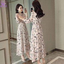 셀럽당 여성용 롱원피스 쉬폰원피스 F00506