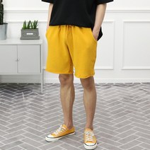 여름 워싱 면쭈리 데끼 트레이닝 반바지 5컬러
