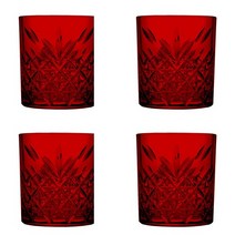 [4pBOX]이터널 더블 락글라스RED 345ml - 컬러박스 포장