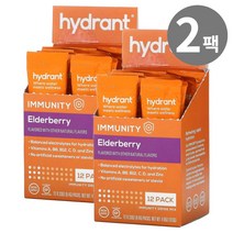 Hydrant 하이드란트 이뮨 드링크 믹스 엘더베리 12포 2팩, 2개
