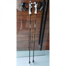 스키 폴대 길이조절 카본 스키폴, 올드 스타일 블랙, 120cm