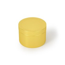 양초만들기 향초 캔들만들기 미니 빈 알루미늄 항아리 뚜껑 포함 50ml 대량 둥근 양초 캔 작은 보관 포, 05 yellow gold