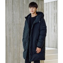 NATIONALGEOGRAPHIC N224UDW760 어반 시티 코트형 후디 구스 다운 점퍼 CARBON BLACK, 105