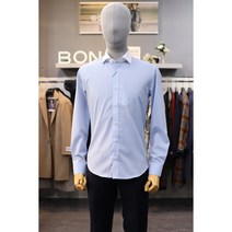 BON 블루 스트라이프 클레릭 링클프리 와이셔츠 BN1SBA355 BL
