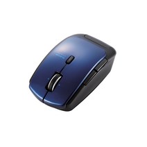ELECOM 무선 마우스 Bluetooth 레이저 저전력 5 버튼 DPI 전환 버튼 블루 M-BT13BLBU