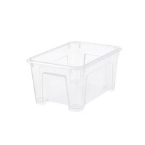 이케아 SAMLA 삼라 수납함 투명 보관함 28x19x14cm 5L, 7개