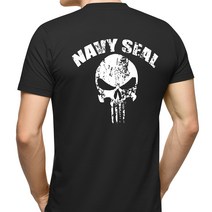 네이비멀티샵 쿨드라이 네이비씰 NAVY SEAL 블랙색상 해군반팔티셔츠 군인티셔츠 반팔티셔츠