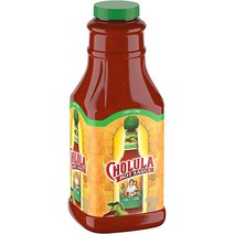 Cholula 칠리 라임 핫 소스 64fl oz - 멕시코 고추 및 시그니처 스파이스 블렌드를 곁들인 소스의 64액량 온스 벌크 컨테이너 1개 계란 새우 등에 적합