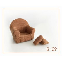 Roadfisher 빈티지 신생아 사진 소품 아기 어린이 유아 미니 침대 소파 의자 배경 스튜디오 촬영을위한, 17 S39