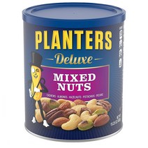 Planters 플랜터 Deluxe Mixed Nuts Sea Salt 가염 믹스너트 423g, 1통