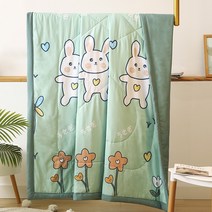 록신 에어컨이불 가정용 침실 얇은 이불 부드러운 이불 차렵이불