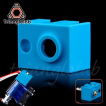 삼각형 랩 슈퍼 고품질 카트리지 히터 bock 실리콘 양말 v6 socks for dragon heatblock for v6 pt100 hotend 노즐, 블랙 1PC