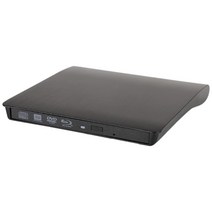 외부 CD DVD 드라이브 USB 3.0 프리미엄 휴대용 USB CD ROM DVD +/- RW 광학 드라이브 플레이어 리더기 버너, 검은 색