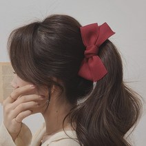초콜리트쥬얼리 코트 포근 모직 심플 나비 리본 바나나핀